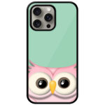 Elegant Vector Owl Illustration Metal TPU Printed Case