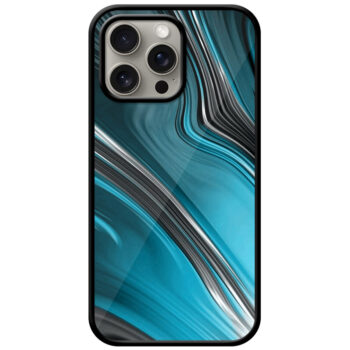 Modish Colorful Paintmix Design Metal TPU Printed Case