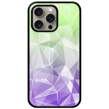 Flawless Colorful Crystal Design Metal TPU Printed Case