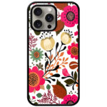Beautiful Spring Flower Design Metal TPU Printed Case