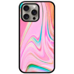 Alluring Liquid Marble Illustration Metal TPU Printed Case