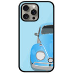 Classic Volksvagen Beetle Car Illustration Metal TPU Printed Case