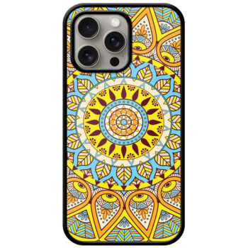 Mandala Artform Rangoli Pattern Metal TPU Printed Case