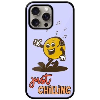 Just Chilling Music Vector Art Metal TPU Printed Case