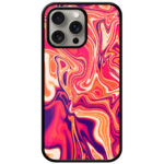 Artistically Beautiful Paintmix Design Metal TPU Printed Case