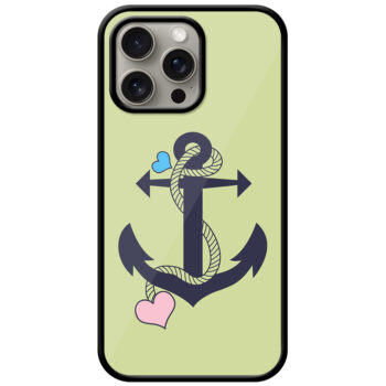 Nautical Anchor With Rope Metal TPU Printed Case