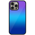 Multicolor Gradient Design Metal TPU Printed Case