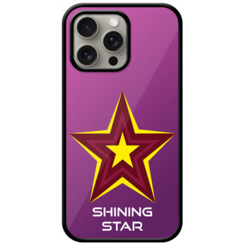 Shining Star Vector Design Metal TPU Printed Case