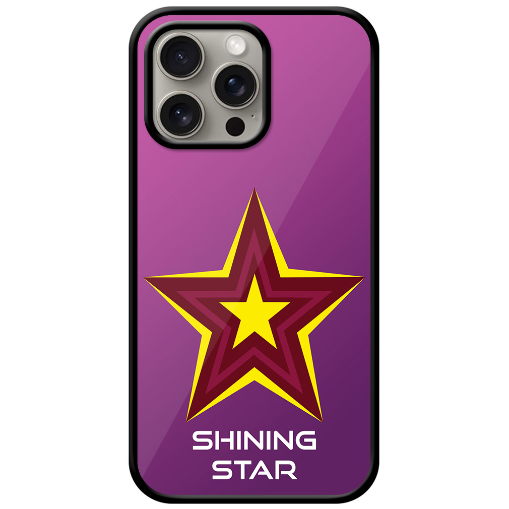 Shining Star Vector Design Metal TPU Printed Case