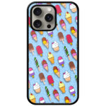 Yummy Icecream Pattern Metal TPU Printed Case
