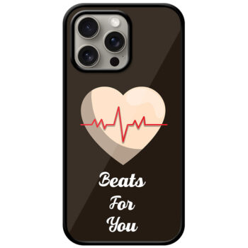 Heartbeat Vector Illustration Metal TPU Printed Case
