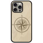 Vintage Compass Vector Illustration Metal TPU Printed Case