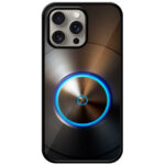 Power Button Design Metal TPU Printed Case