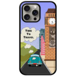Time To Travel Vector Car Design Metal TPU Printed Case