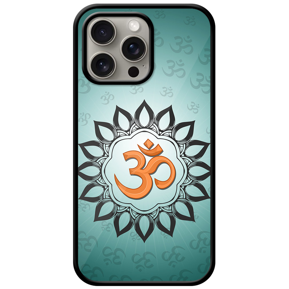 Om Symbol Vector Illustration Metal TPU Printed Case