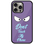 Angry Eyes Graphic Illustration Metal TPU Printed Case