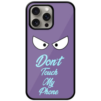 Angry Eyes Graphic Illustration Metal TPU Printed Case