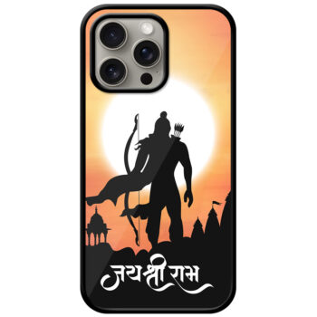 Jai Shri Ram Graphic Design Metal TPU Printed Case