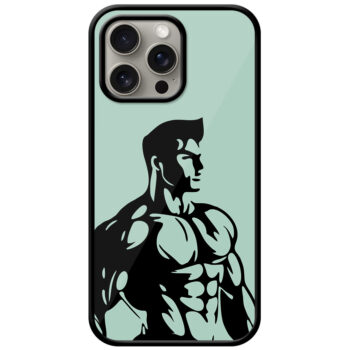 Tough Bodybuilder Vectorart  Metal TPU Printed Case