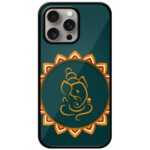 Lord Ganesha Floral Sketchart Metal TPU Printed Case