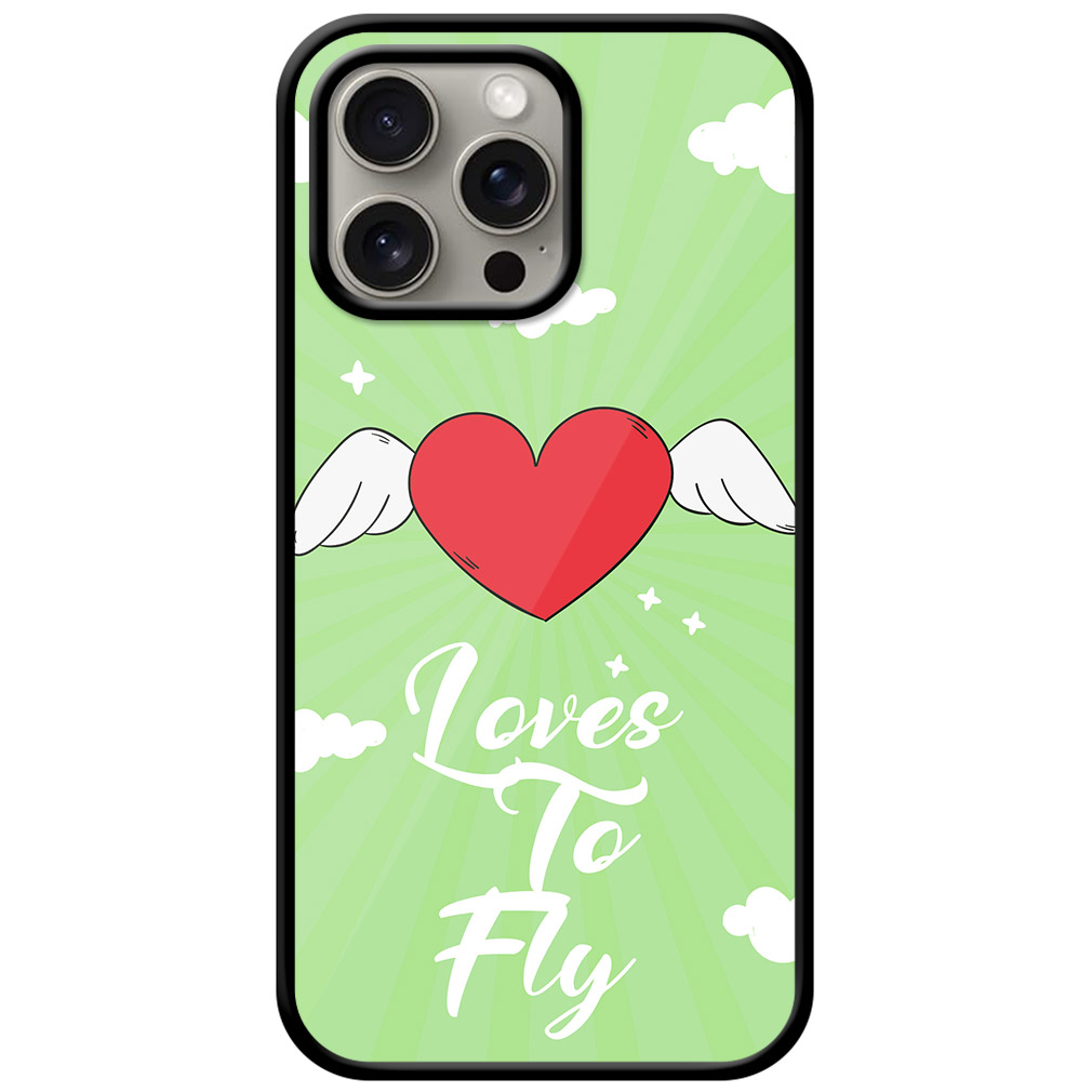 Heartwing Vector Artwork Metal TPU Printed Case