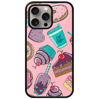 Bakery Love Wallpaper Metal TPU Printed Case