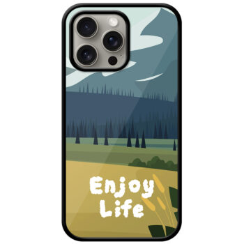 Enjoy Life Scenery Vectorart Metal TPU Printed Case