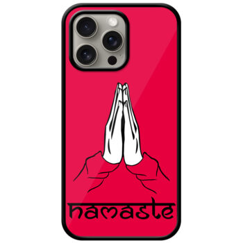 Namaste Vector Illustration Metal TPU Printed Case