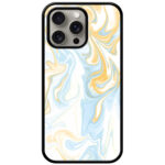 Aesthetic Liquid Marble Artwork Metal TPU Printed Case