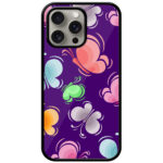 Unique Butterfly Pattern Metal TPU Printed Case