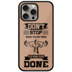 Weightlifting Men Vector Design Metal TPU Printed Case