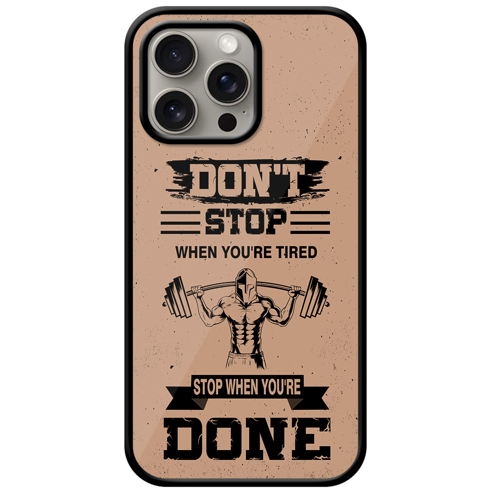 Weightlifting Men Vector Design Metal TPU Printed Case