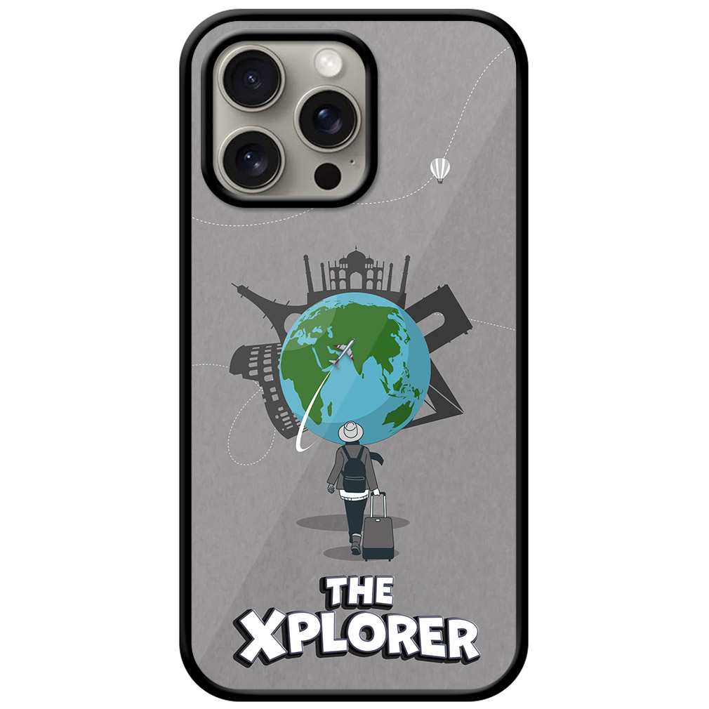 The Xplorer Vector Illustration Metal TPU Printed Case