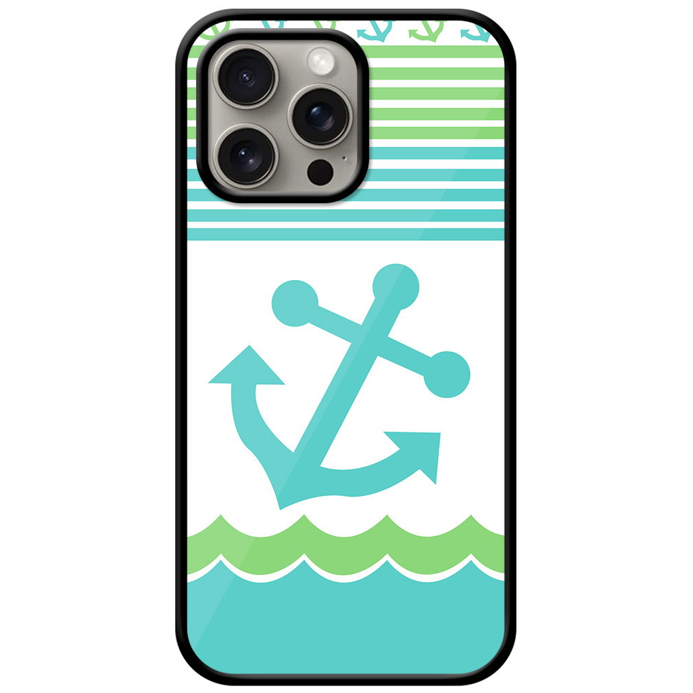 Heavy Ship Anchor Vector Design Metal TPU Printed Case