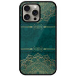 Decorative Semicircle Mandala Art Metal TPU Printed Case