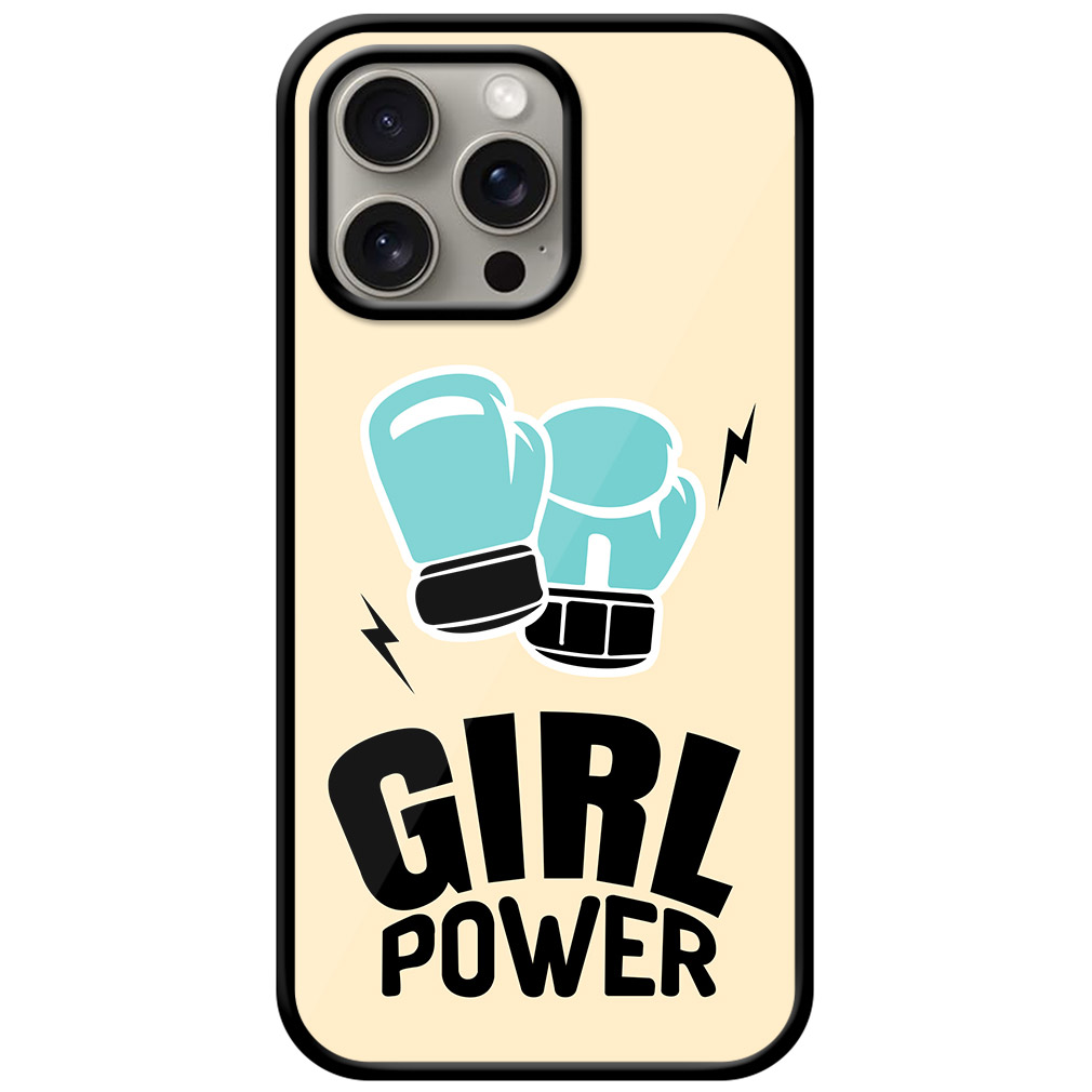 Girl Power Vector Design Metal TPU Printed Case
