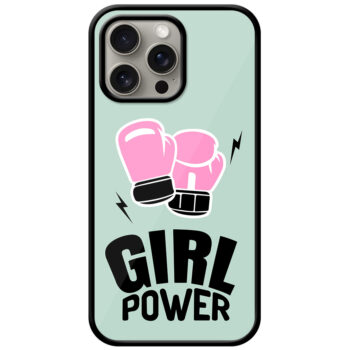 Girl Power Vector Design Metal TPU Printed Case