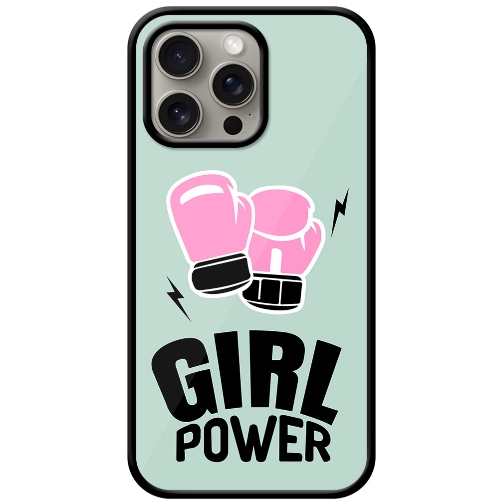 Girl Power Vector Design Metal TPU Printed Case
