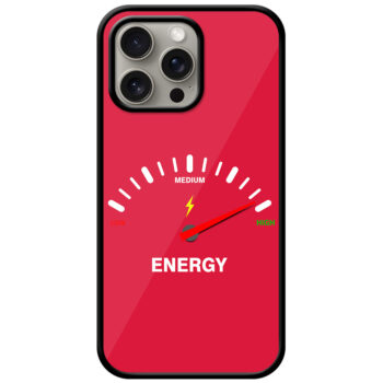 Energy Meter Vector Illustration Metal TPU Printed Case