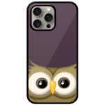 Elegant Vector Owl Illustration Metal TPU Printed Case