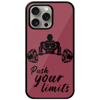 Push Your Limits Sketchart Metal TPU Printed Case