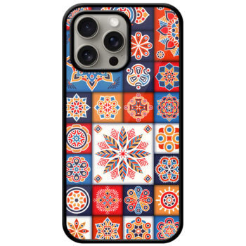 Decorative Rangoli Pattern Design Metal TPU Printed Case