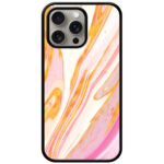 Alluring Liquid Marble Illustration Metal TPU Printed Case