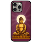 Lord Buddha Graphic Illustration Metal TPU Printed Case