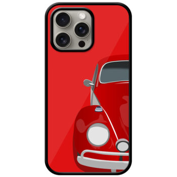 Classic Volksvagen Beetle Car Illustration Metal TPU Printed Case