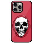Ghost Hoodie Vector Skull Design Metal TPU Printed Case