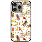 Fashion Accessories Uniform Pattern Metal TPU Printed Case