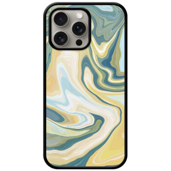 Artistically Beautiful Paintmix Design Metal TPU Printed Case