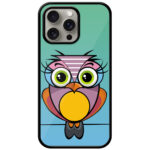 Cute Cartoon Owl Clipart Metal TPU Printed Case