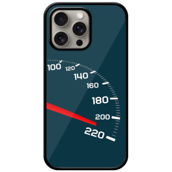 Speedometer Clipart Metal TPU Printed Case